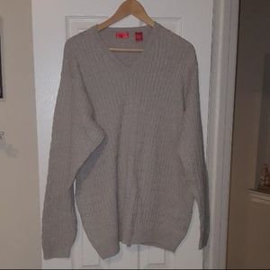 Izod men v neck cotton sweater